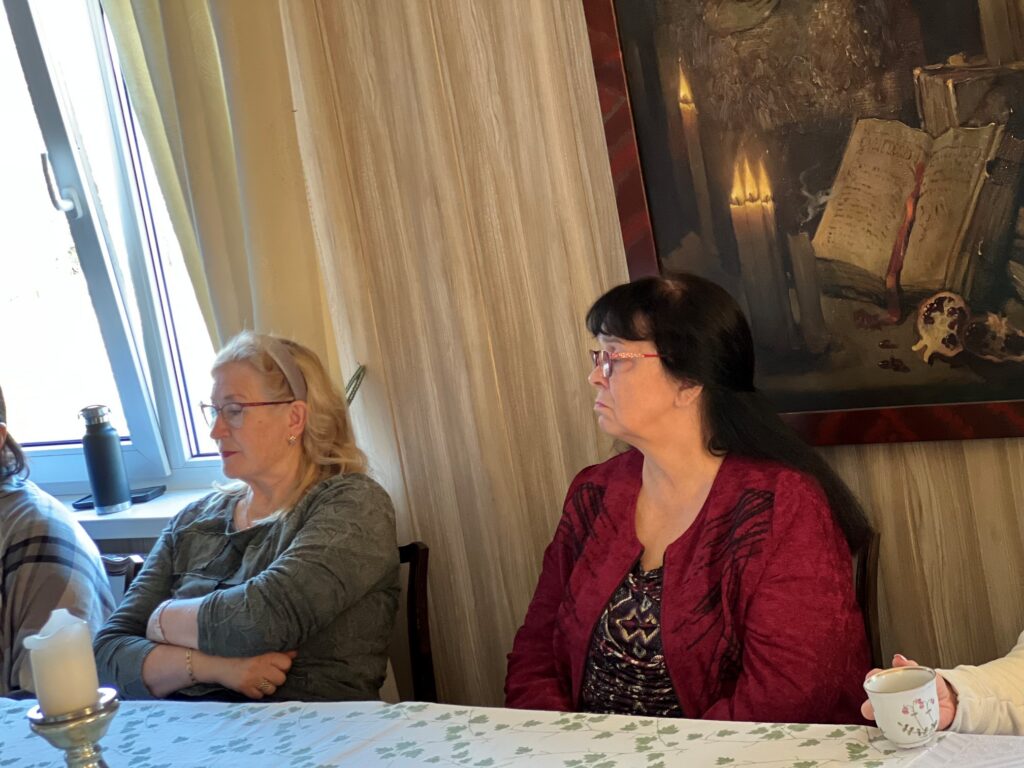 Marju Kõivupuu külas Lüganuse koguduses, 15.04.2025